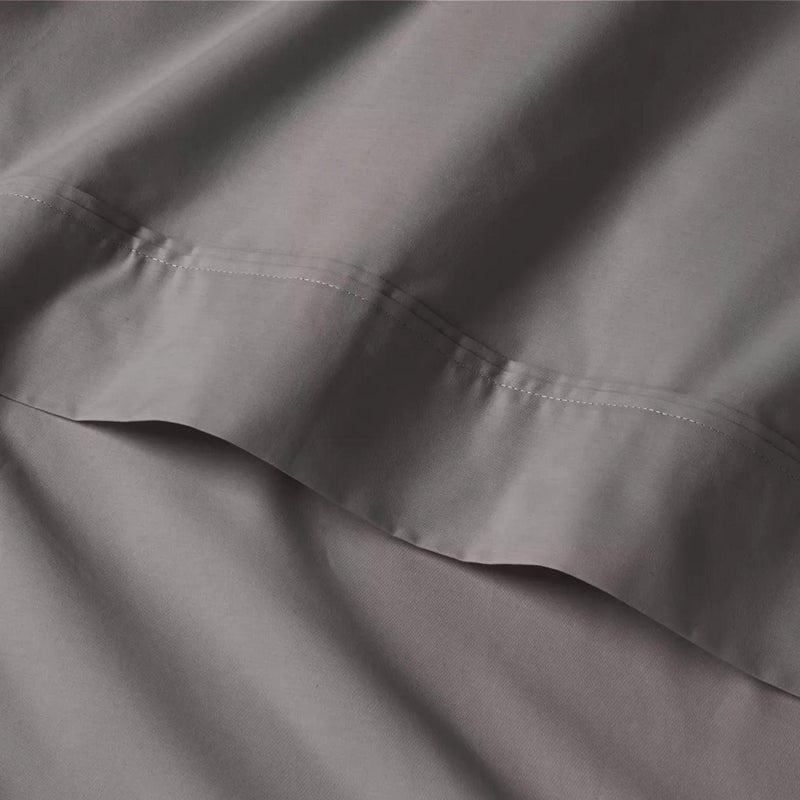 Load image into Gallery viewer, Threshold 400 Thread Count Solid Performance Queen Sheet Set in Gray Shop Now at Rainy Day Deliveries
