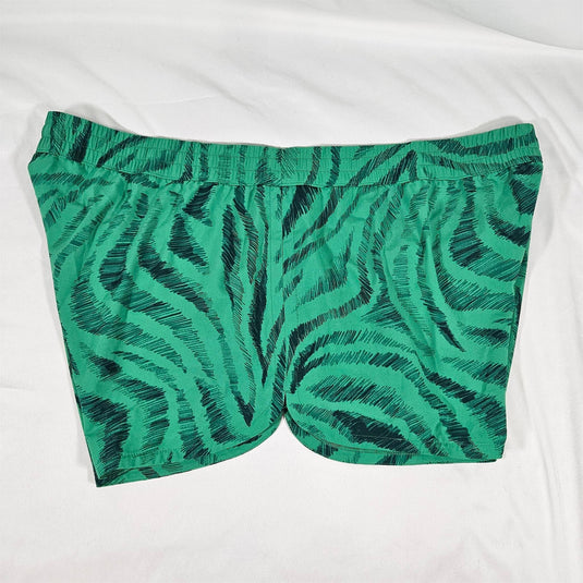 DSG Women's Stride Shorts in Trippy Zebra Green - Perfect for Active Lifestyles Shop Now at Rainy Day Deliveries