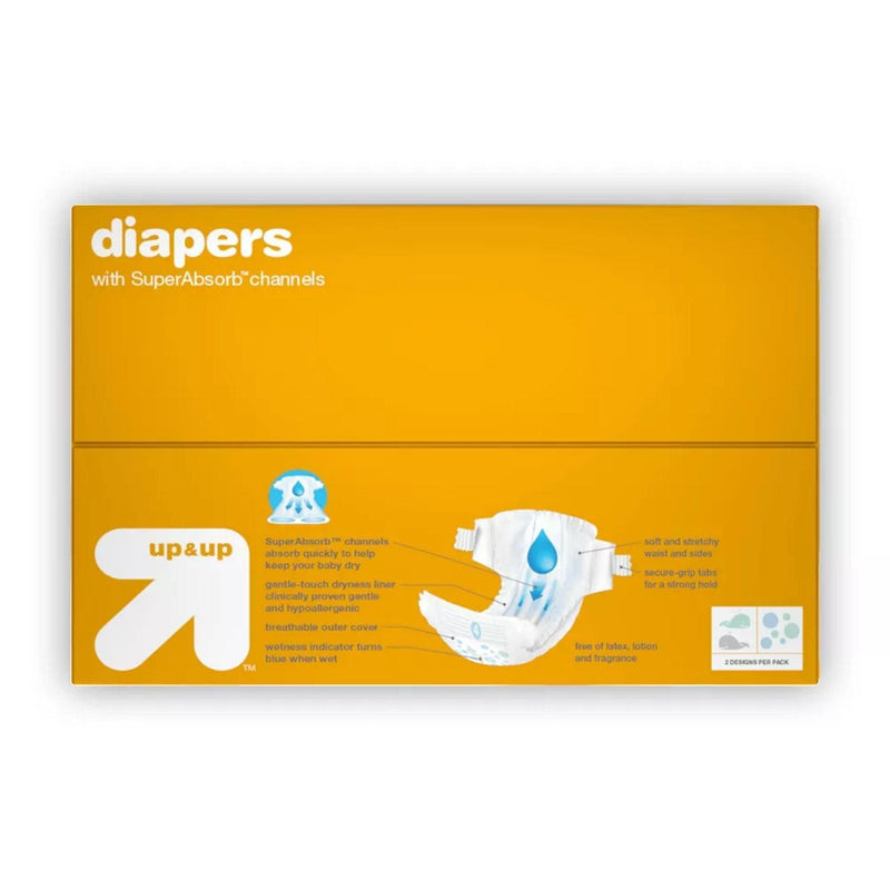 Load image into Gallery viewer, Up and Up Newborn Baby Diapers - 37 Count Pack, Up to 10 lbs. Shop Now at Rainy Day Deliveries
