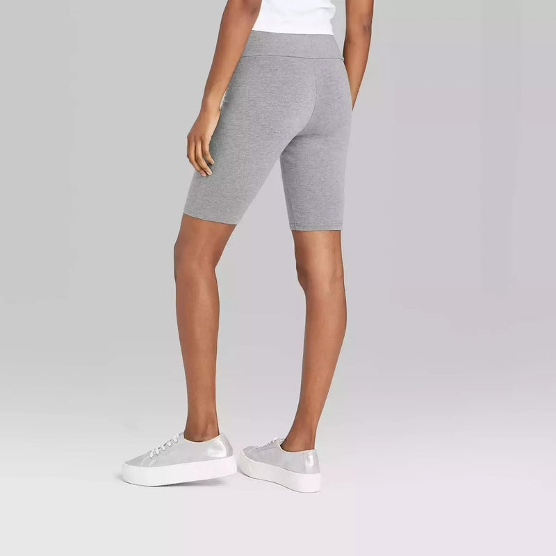 Load image into Gallery viewer, Wild Fable Bike Shorts - Women&#39;s High Rise Extra Small Heather Gray Shop Now at Rainy Day Deliveries
