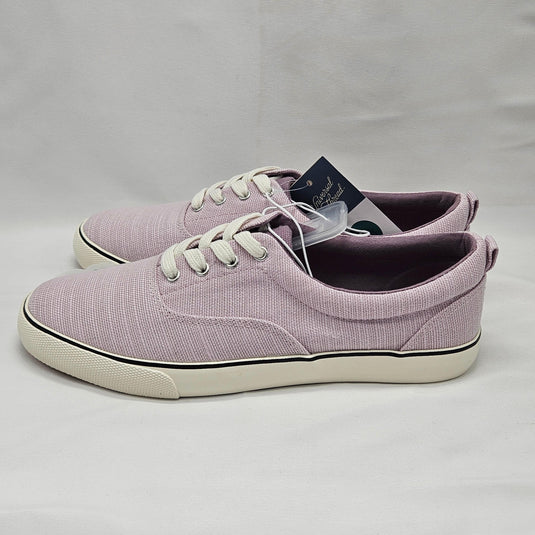 Womens Vulcanized Canvas Lace Up Sneakers - Purple Shop Now at Rainy Day Deliveries