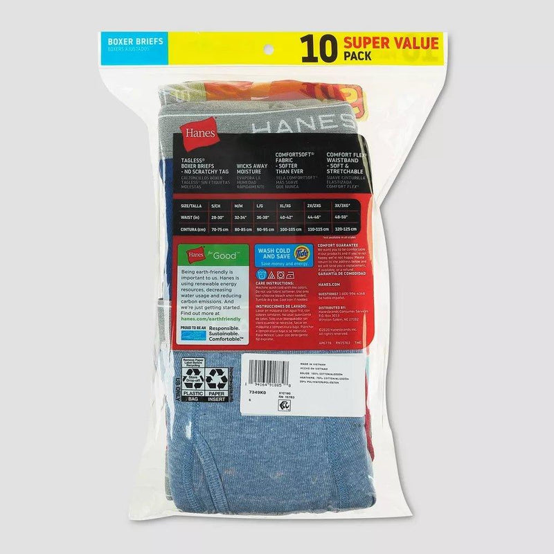 Load image into Gallery viewer, Hanes Red Label 10pk Super Value Boxer Briefs - Various Colors Small Shop Now at Rainy Day Deliveries
