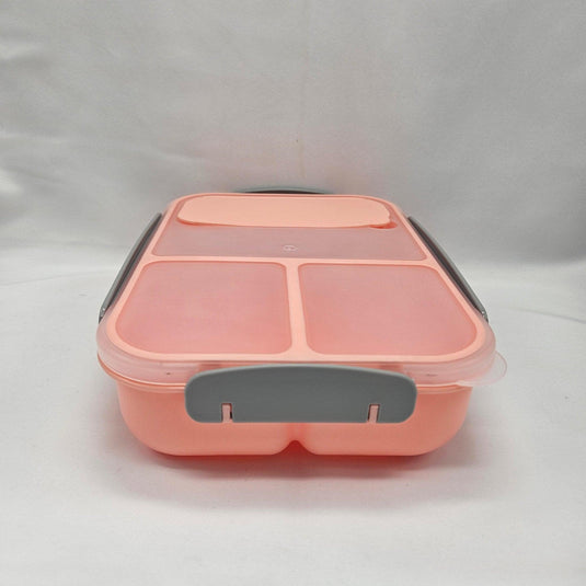 Portable Lunch Box - Leak-proof, BPA Free, Microwave, Freezer, Dishwasher Safe with 3 Separate Compartments & Spoon Included Shop Now at Rainy Day Deliveries