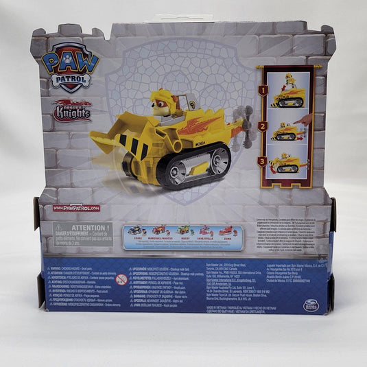 Paw Patrol Rescue Knights Rubble Deluxe Vehicle With Action Figure Shop Now at Rainy Day Deliveries