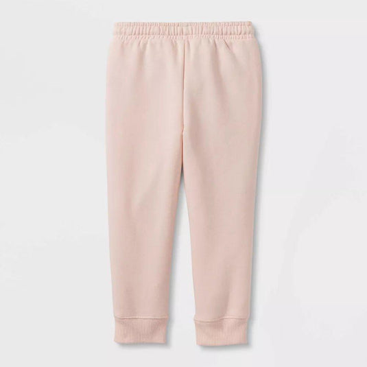 Toddler Girls' Solid Fleece Jogger Pants - Cat & Jack™ Pink Shop Now at Rainy Day Deliveries