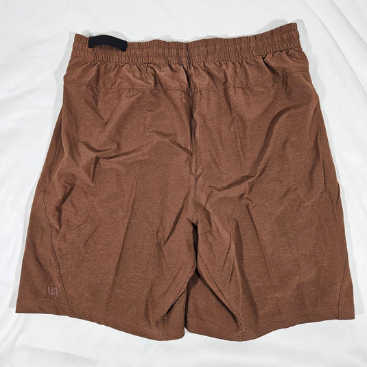 VRST Mens Elevate 8" Training Shorts Earth Brown Medium Shop Now at Rainy Day Deliveries