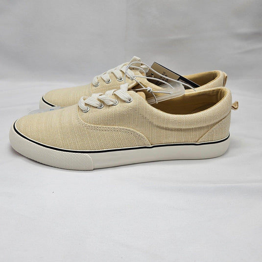 Women's Lace Up Vulcanized Canvas Shoes - Yellow Shop Now at Rainy Day Deliveries